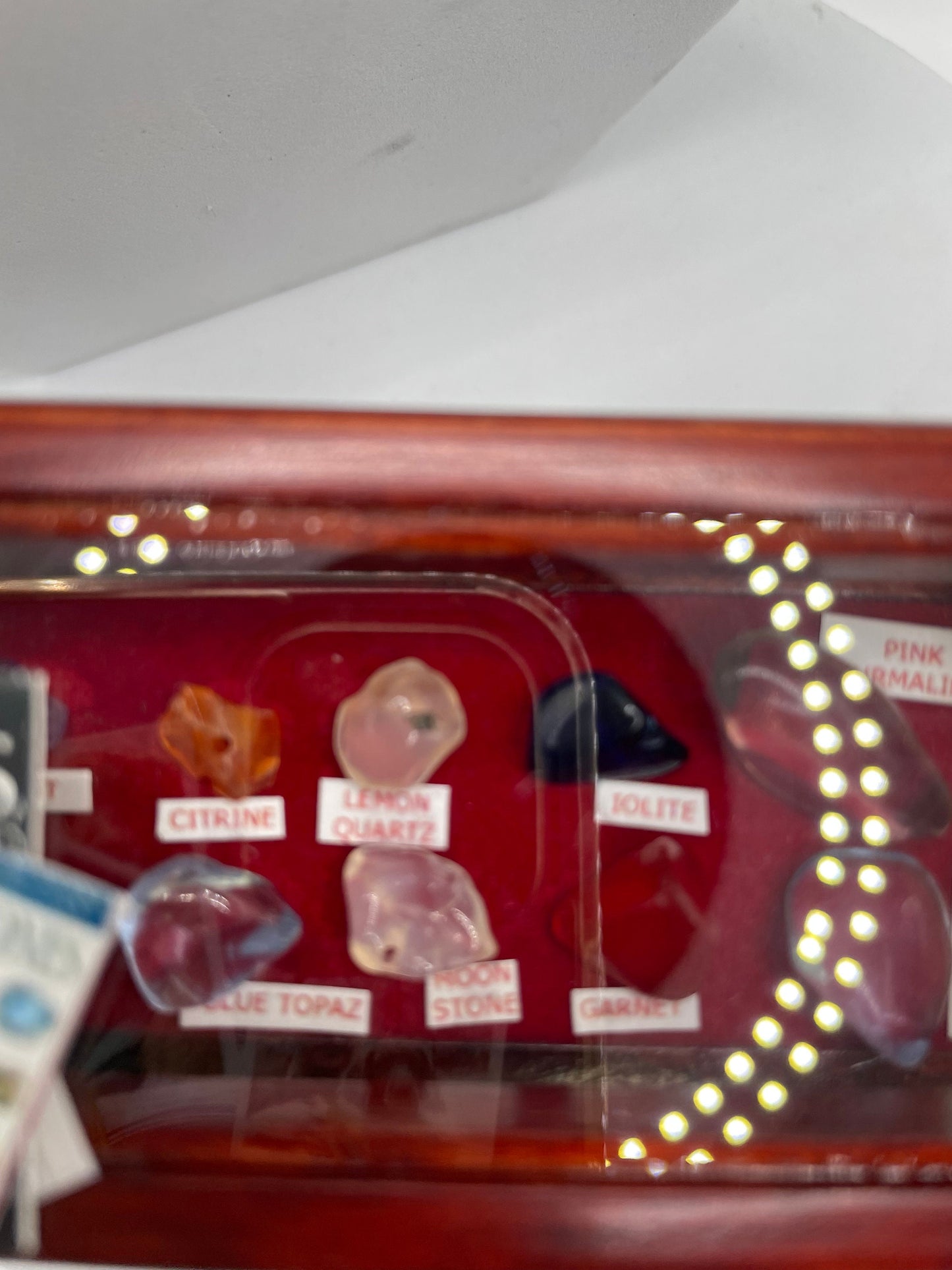 Dolls House Miniatures - 1/12th Geologist ( rock ) Curio Table  - Vera Collective