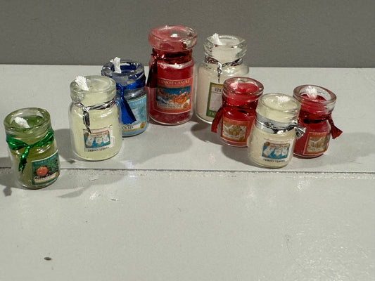 Dolls House Miniatures - Christmas Candle x1
