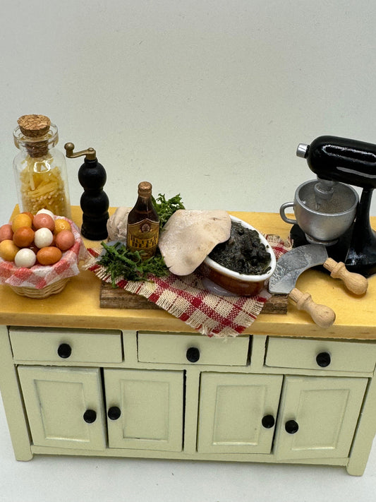 Dolls House Miniatures - 1/12 Kitchen Preparation Table Counter