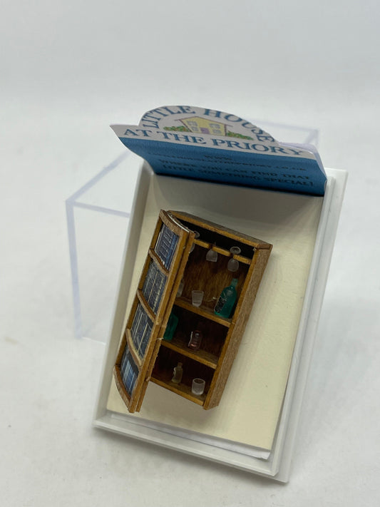 Dolls House   Dressed 1/48th Secret Bar bookcase