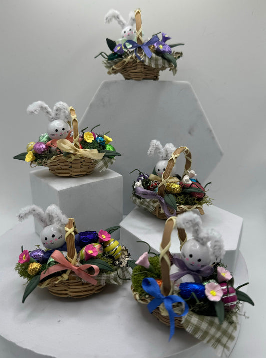 Dolls House Miniatures - 1/12 Easter Basket ( 5 options)