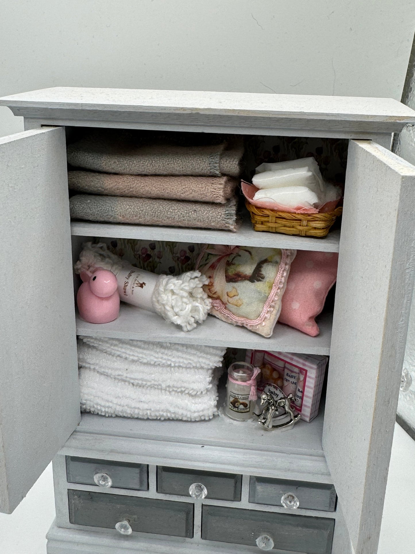 1/12th grey Nursery furniture (options)