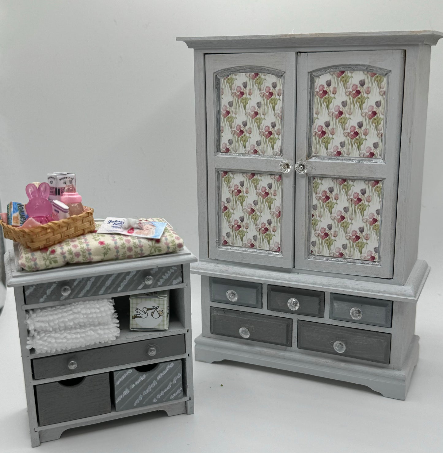 1/12th grey Nursery furniture (options)