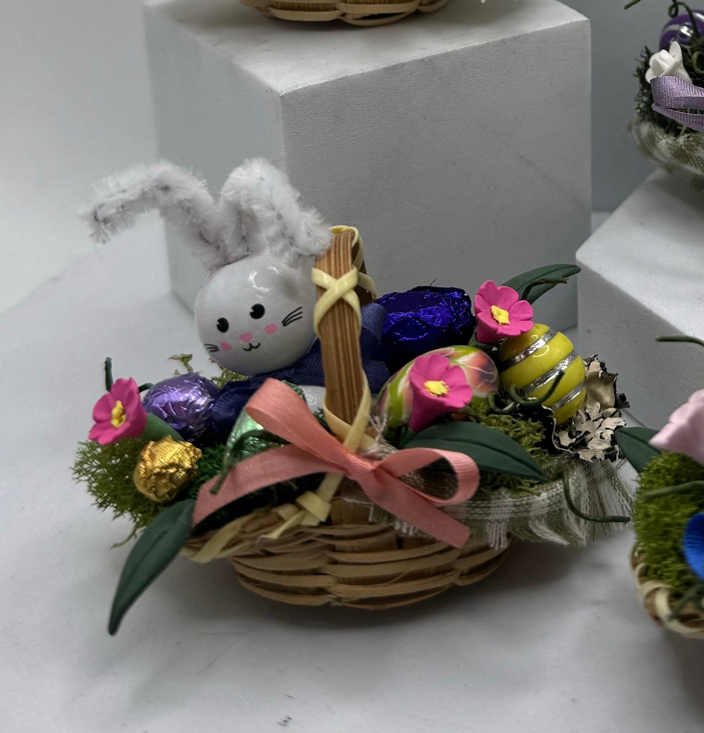 Dolls House Miniatures - 1/12 Easter Basket ( 5 options)