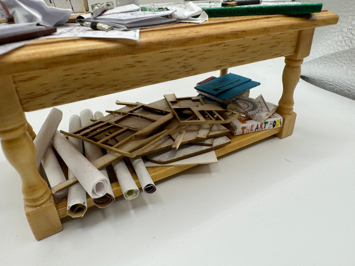 Dolls House Miniatures - 1/12th Architects Table