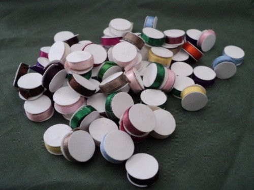 Dolls House Miniatures  - 1/12th Ribbon Rolls x5 (Assorted)