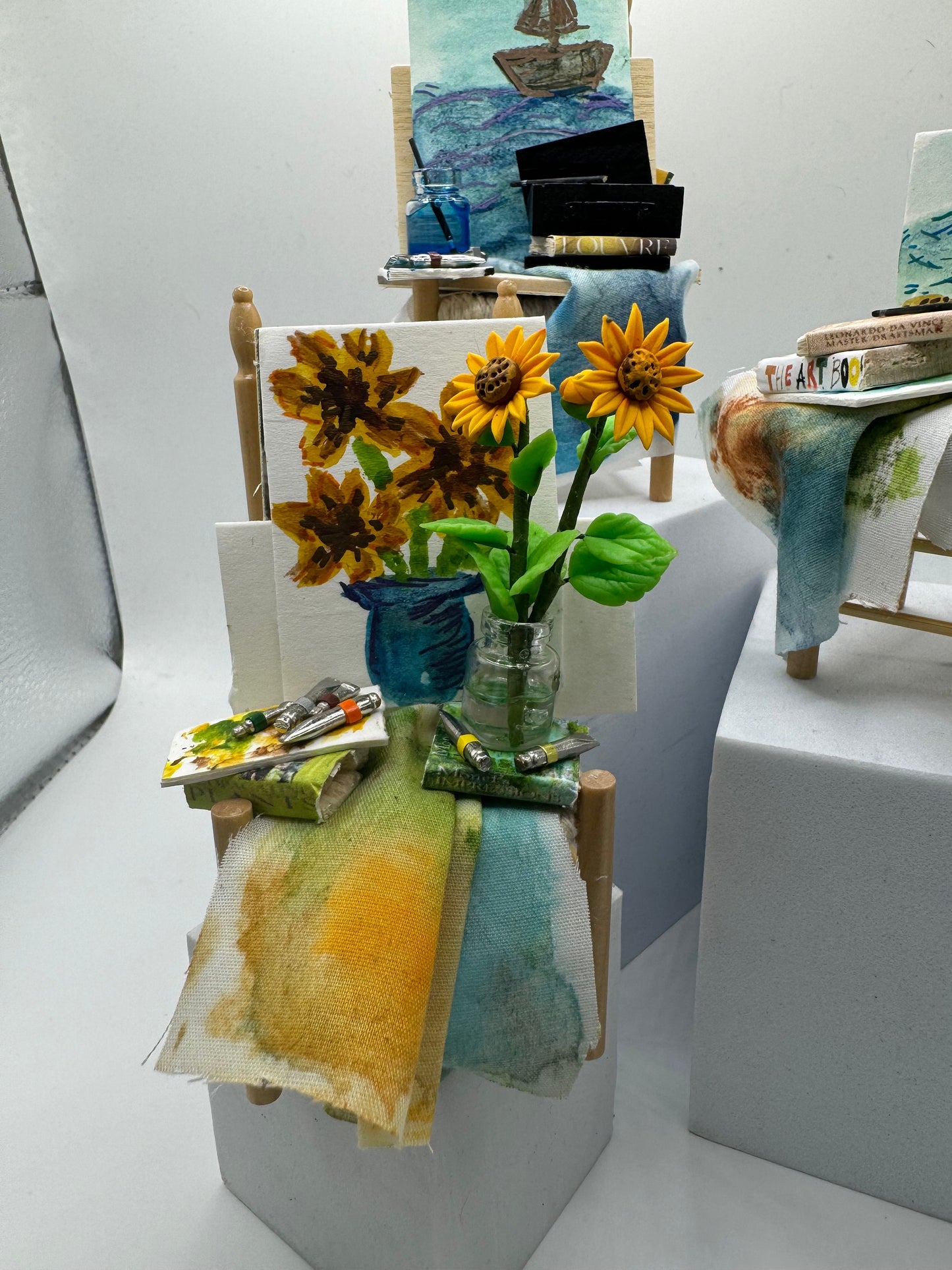 Dolls house Miniatures - Artist Chair (9 options)