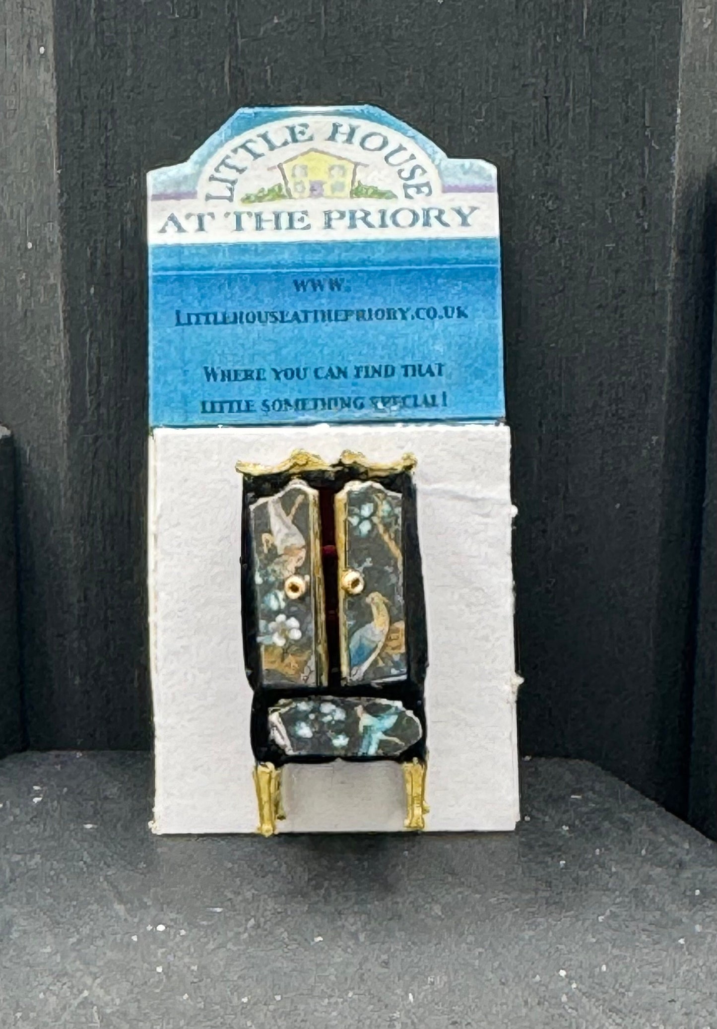 Dolls House  1/48th Chinoiserie Cabinet