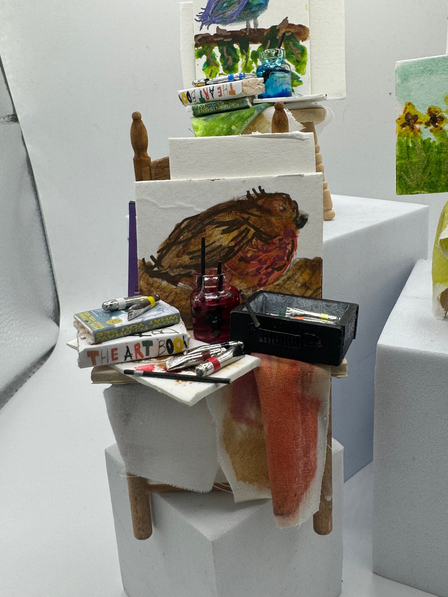 Dolls house Miniatures - Artist Chair (9 options)