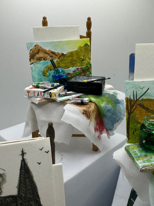 Dolls house Miniatures - Artist Chair (9 options)