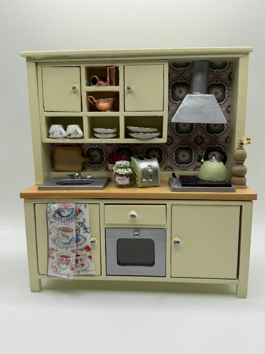 Dolls House Miniatures - 1/12 Kitchen Cooker  & Sink Unit