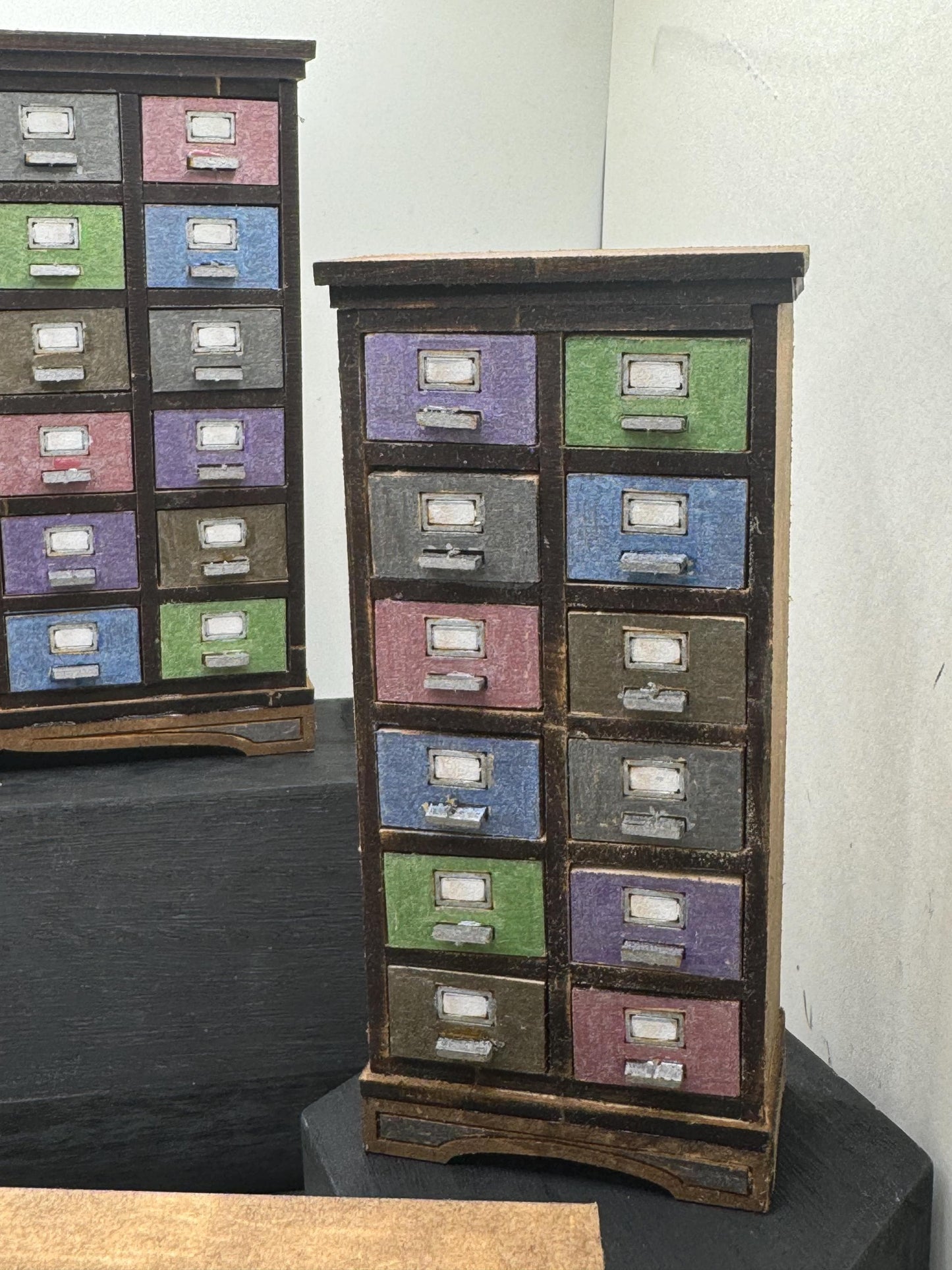 Dolls House Miniatures - 1/12 Apothecary drawers (  4 variations)