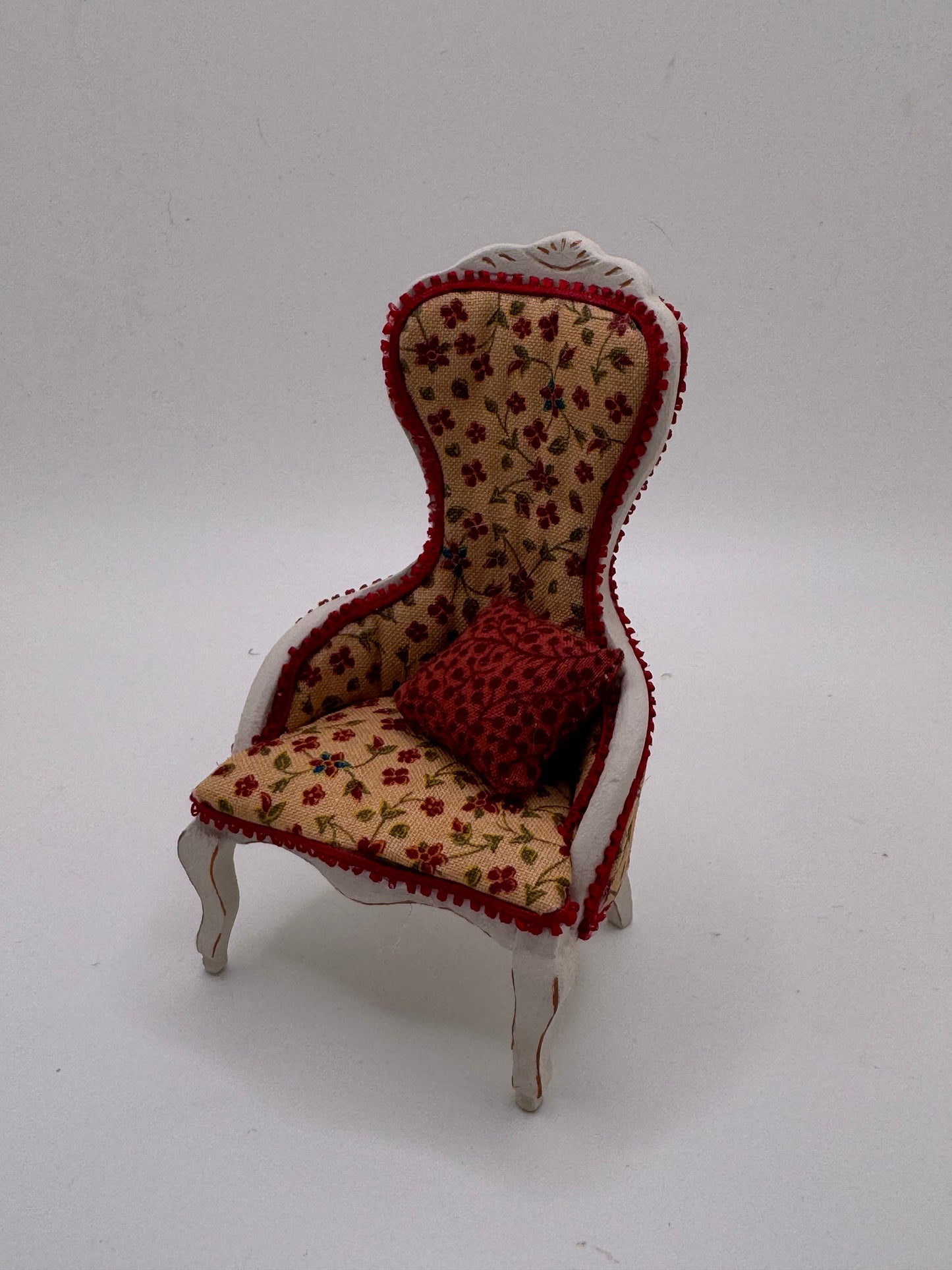 Dolls House Miniatures - 1/12th elegant regency chair x1