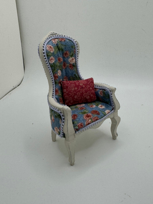 Dolls House Miniatures - 1/12th elegant regency chair x1