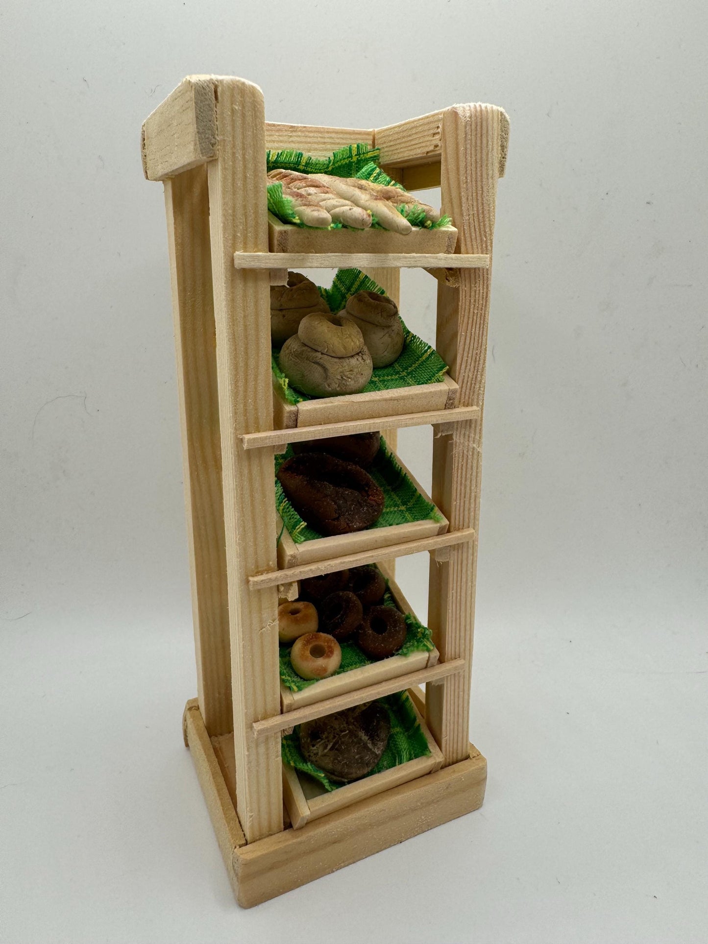 Dolls House Miniatures - Bread Rack Bakery Shelves