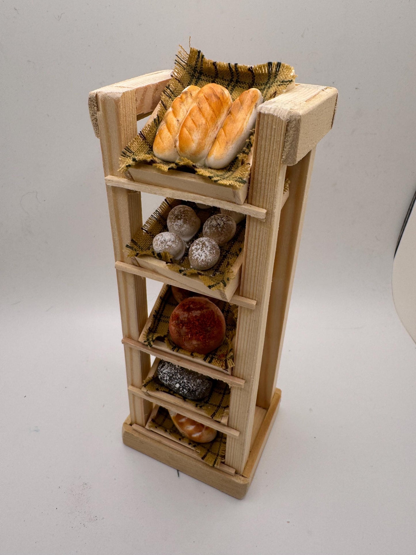 Dolls House Miniatures - Bread Rack Bakery Shelves