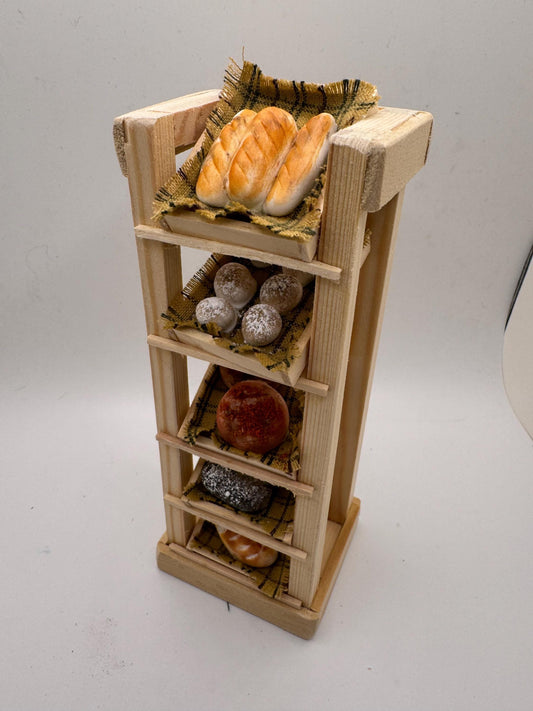 Dolls House Miniatures - Bread Rack Bakery Shelves