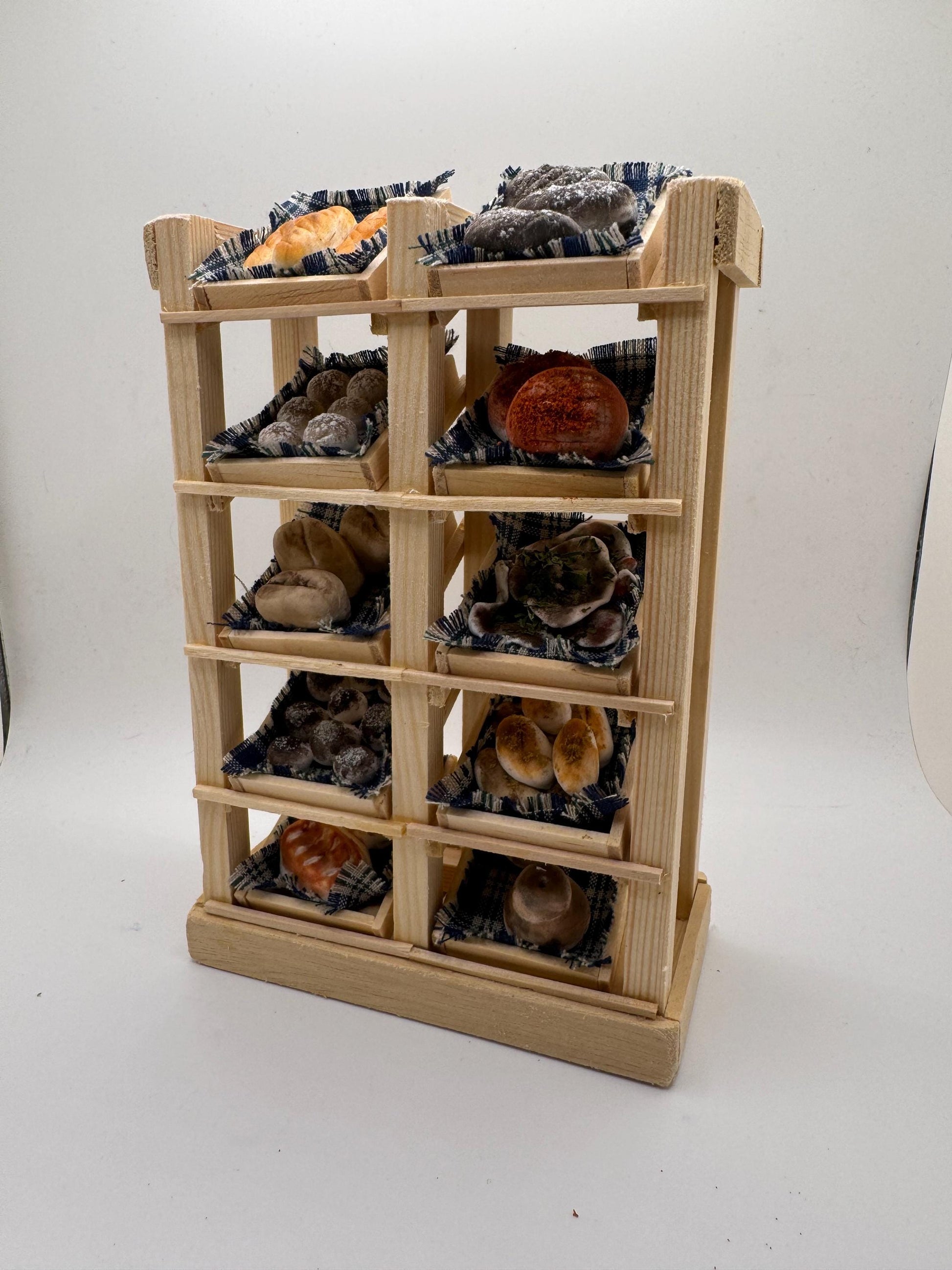 Dolls House Miniatures - Bread Rack Bakery Shelves - Double