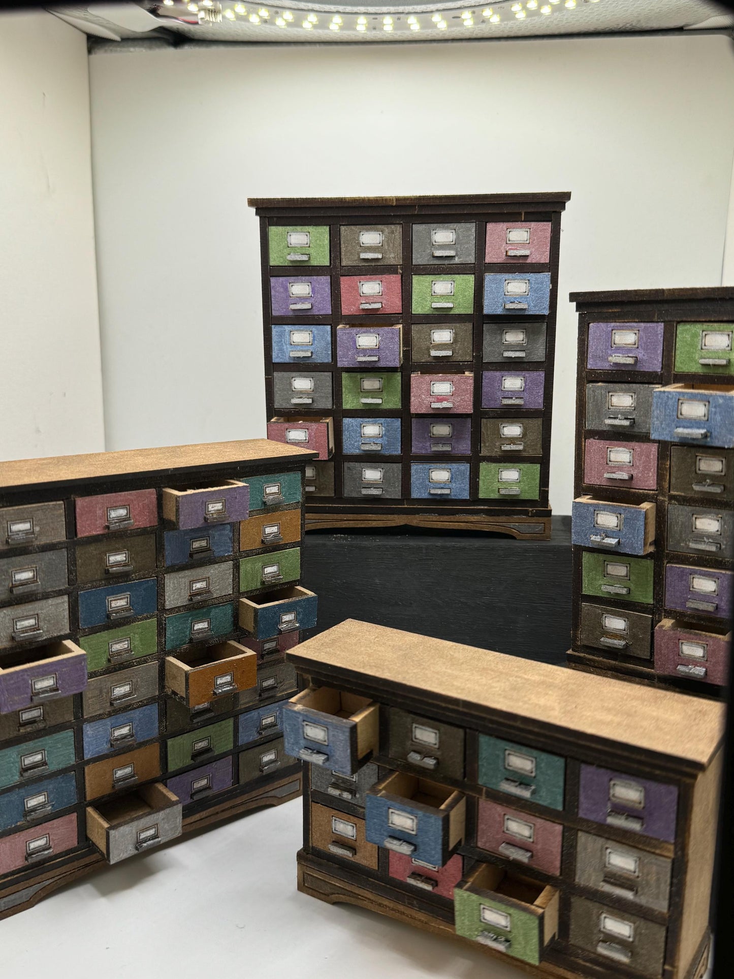 Dolls House Miniatures - 1/12 Apothecary drawers (  4 variations)