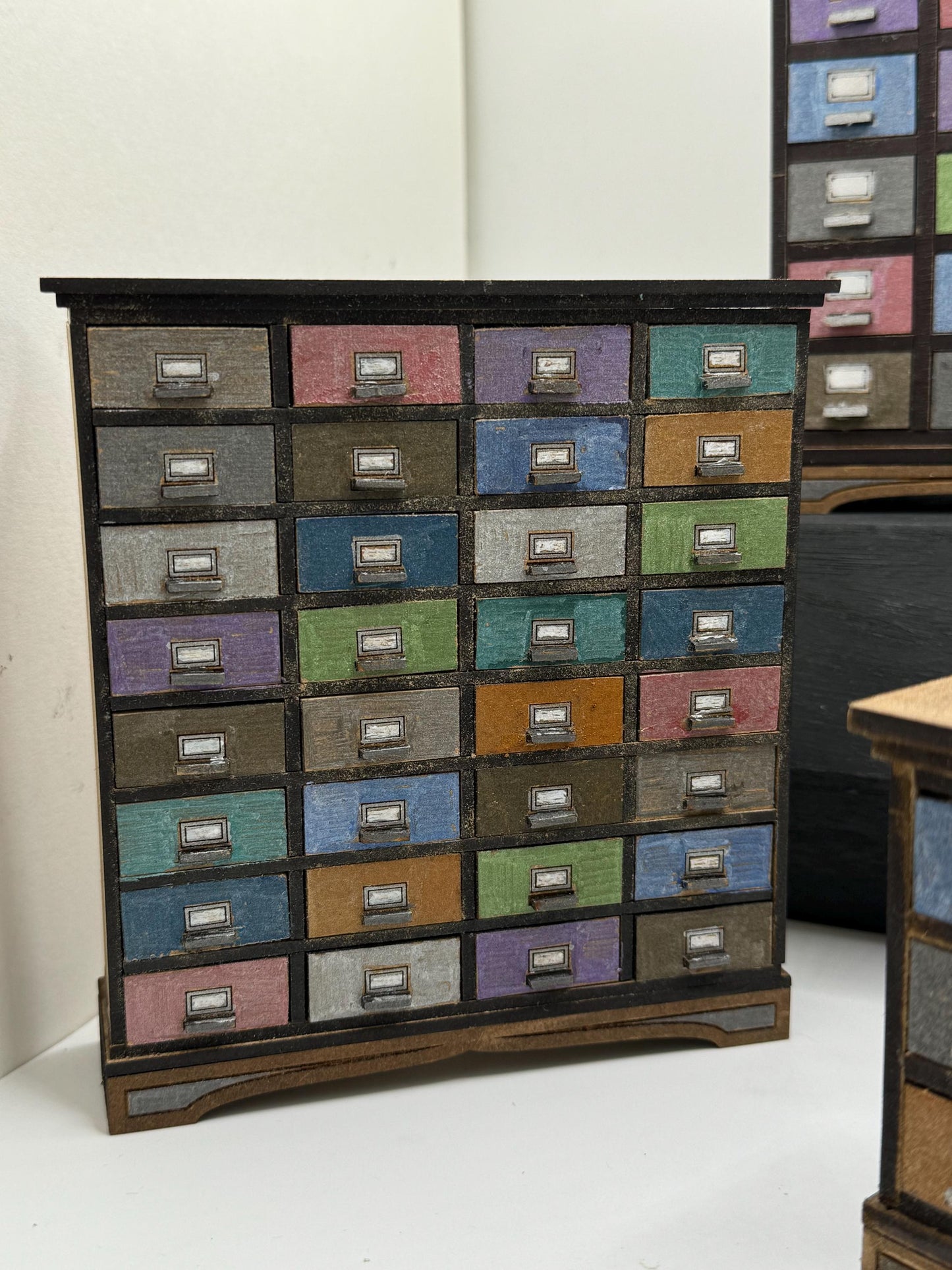 Dolls House Miniatures - 1/12 Apothecary drawers (  4 variations)