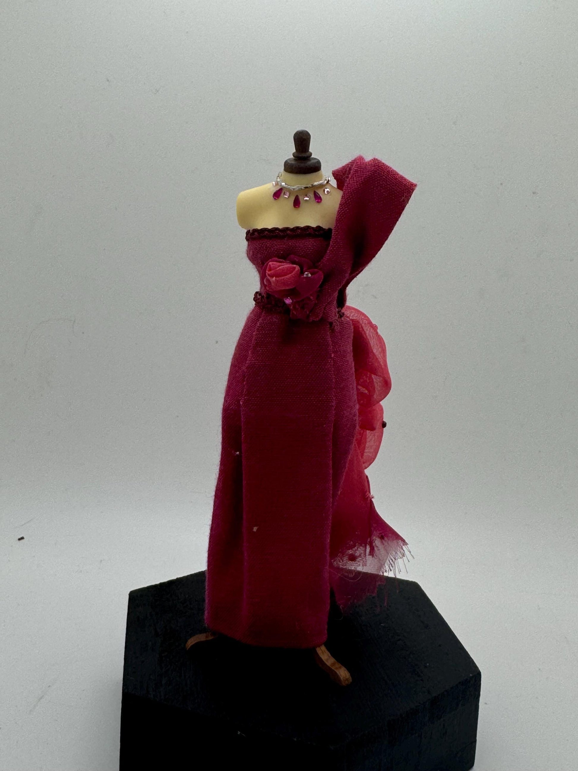 Dolls House Miniatures - 1/12th ball gown