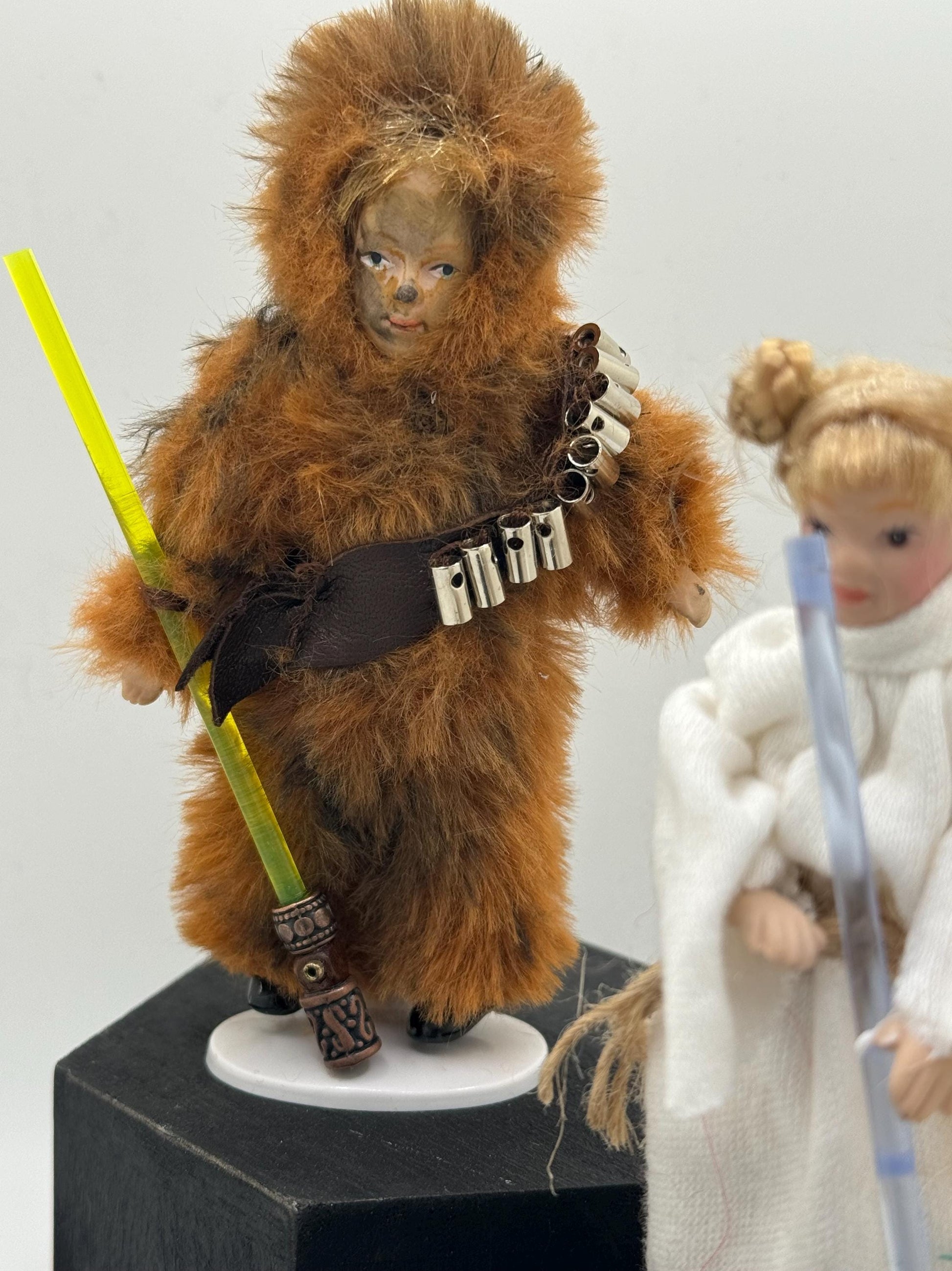 Dolls House Miniatures - 1/12th child dolls in Fancy Dress (Star wars) x1