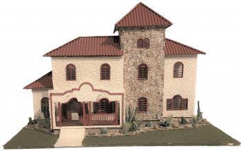 Hart’s Desire Miniatures - 1:48 quarter scale house kit - Southwestern Style House