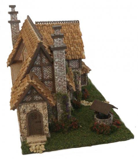 Hart’s Desire Miniatures - 1:144 1/144th micro scale house kit - Storybook Tattington Cottage