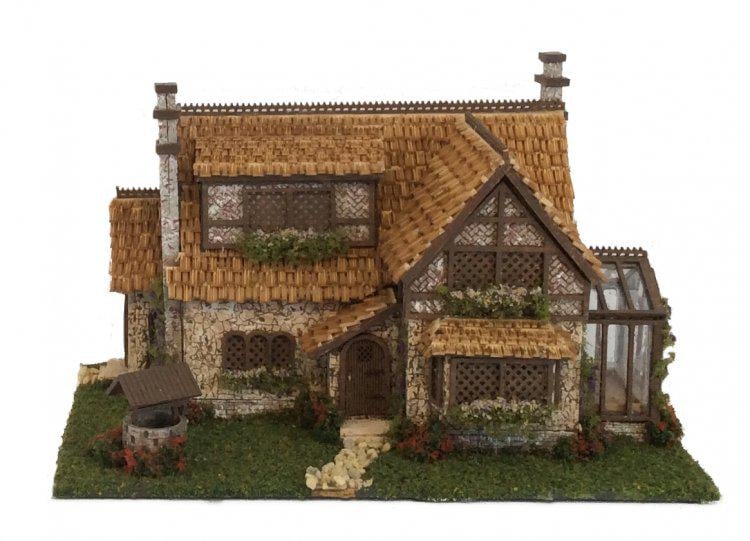 Hart’s Desire Miniatures - 1:144 1/144th micro scale house kit - Storybook Tattington Cottage