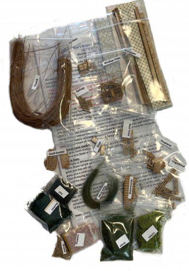 Hart’s Desire Miniatures - 1:144 1/144th micro scale house kit - Emerie Cottage