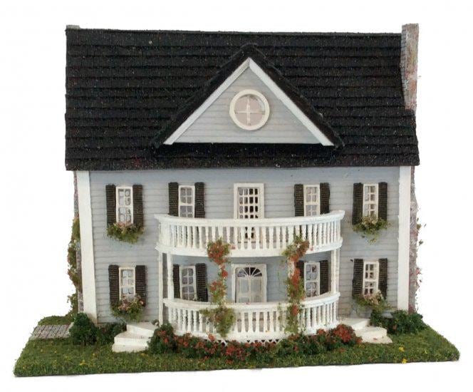 Hart’s Desire Miniatures - 1:144 1/144th micro scale house kit - Classic Colonial Style House