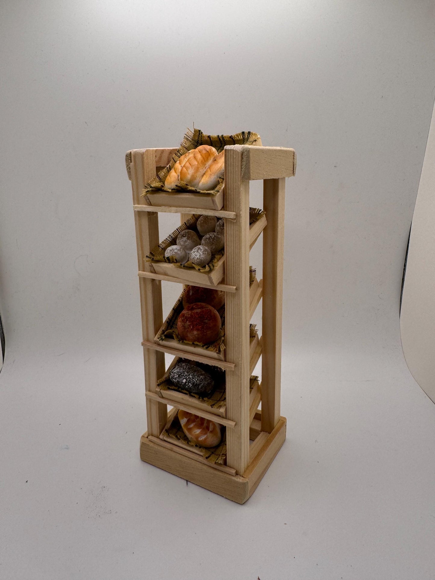 Dolls House Miniatures - Bread Rack Bakery Shelves