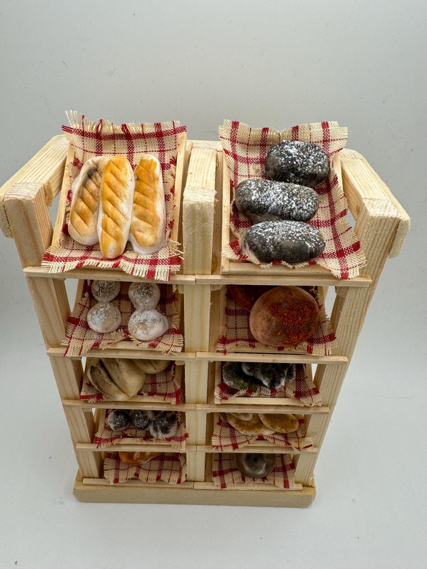 Dolls House Miniatures - Bread Rack Bakery Shelves - Double