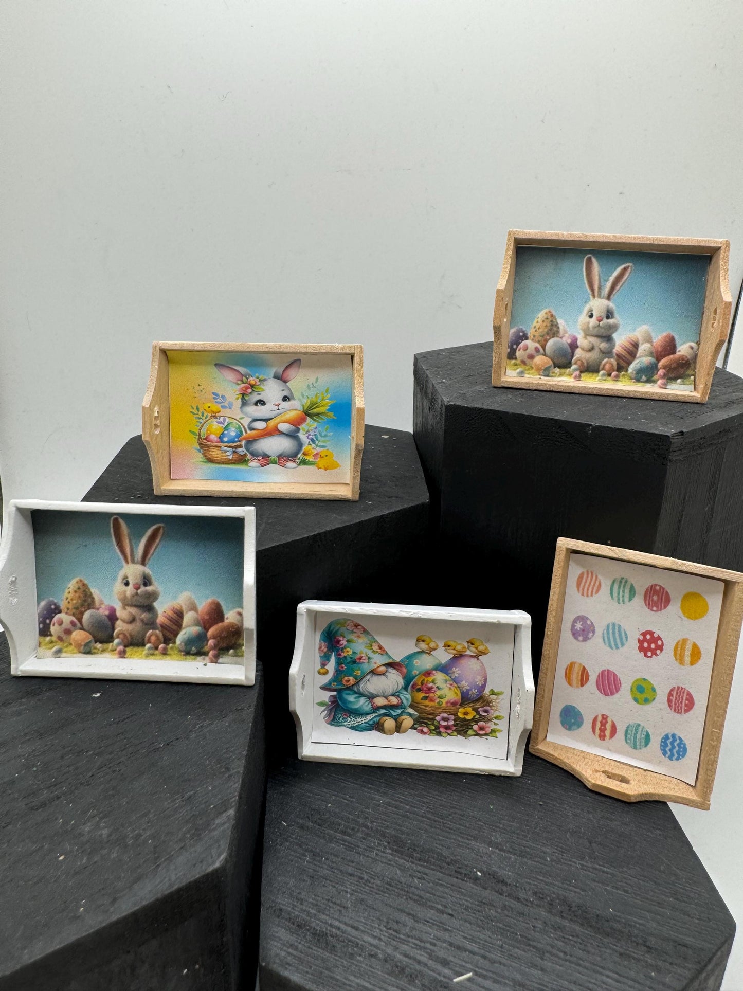 Dolls House Miniatures - easter tray x1 various