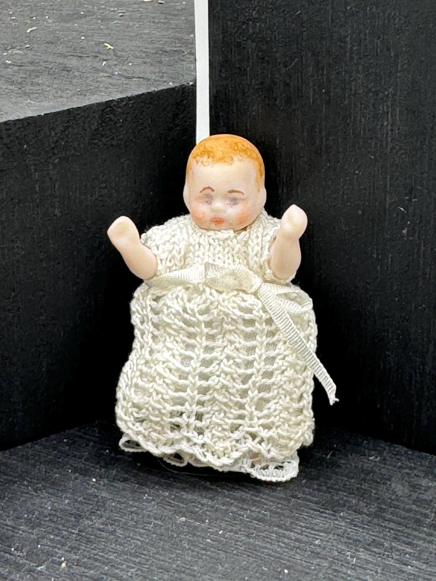 Dolls House Miniatures - 1/12th dressed baby doll