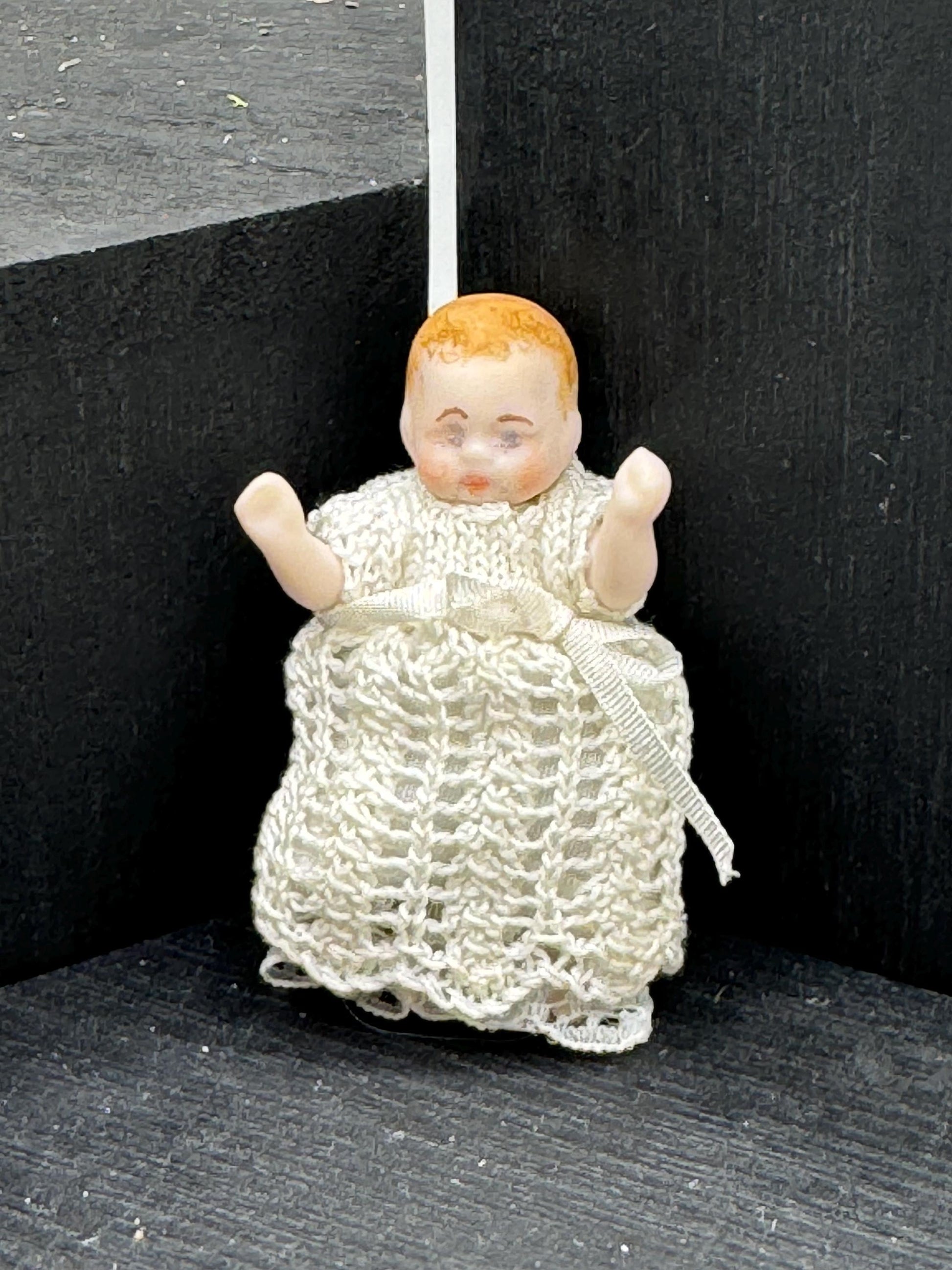 Dolls House Miniatures - 1/12th dressed baby doll