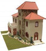 Hart’s Desire Miniatures - 1:48 quarter scale house kit - Southwestern Style House