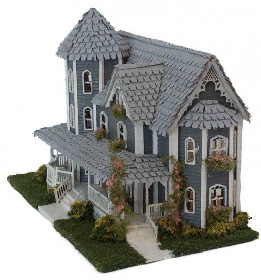 Hart’s Desire Miniatures - 1:144 1/144th micro scale house kit - St. Beckham Gothic Victorian