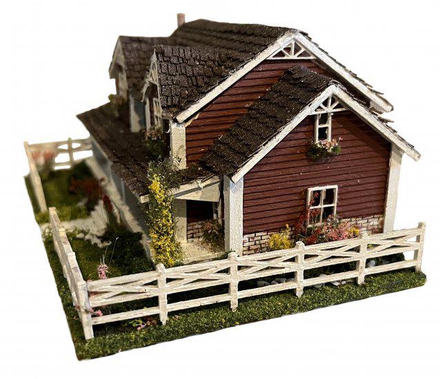 Hart’s Desire Miniatures - 1:144 1/144th micro scale house kit - Two Storey Ranch Kit