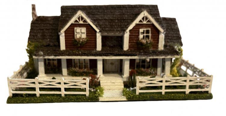 Hart’s Desire Miniatures - 1:144 1/144th micro scale house kit - Two Storey Ranch Kit