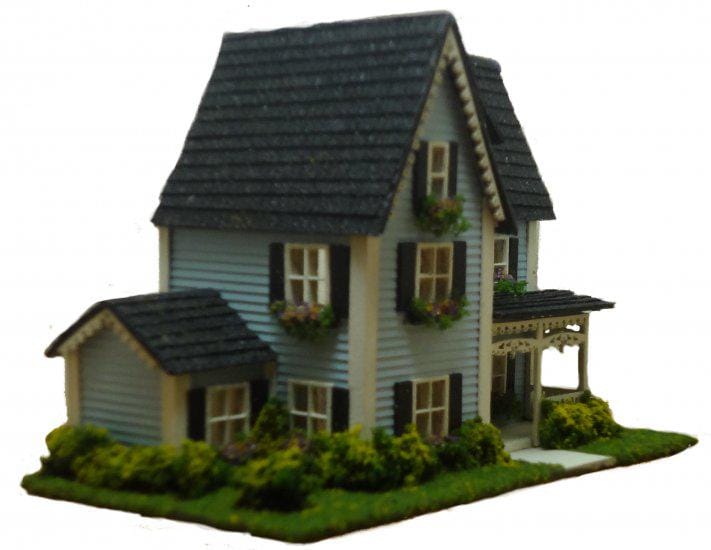 Hart’s Desire Miniatures - 1:144 1/144th micro scale house kit - Victorian House