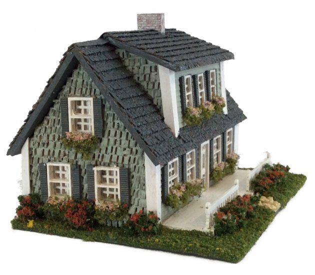 Hart’s Desire Miniatures - 1:144 1/144th micro scale house kit - Full Cape Cod House