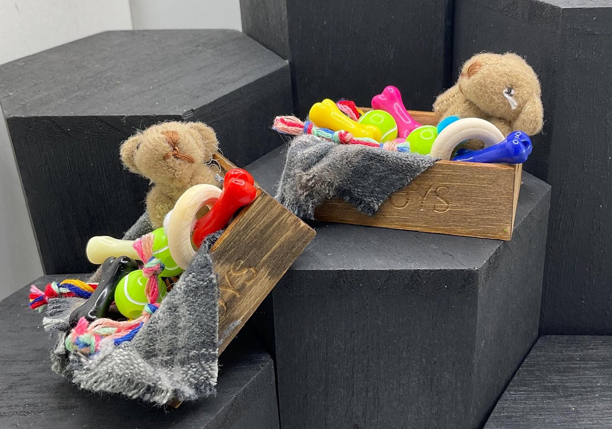 Dolls House Miniatures -  Dog Toy box x1