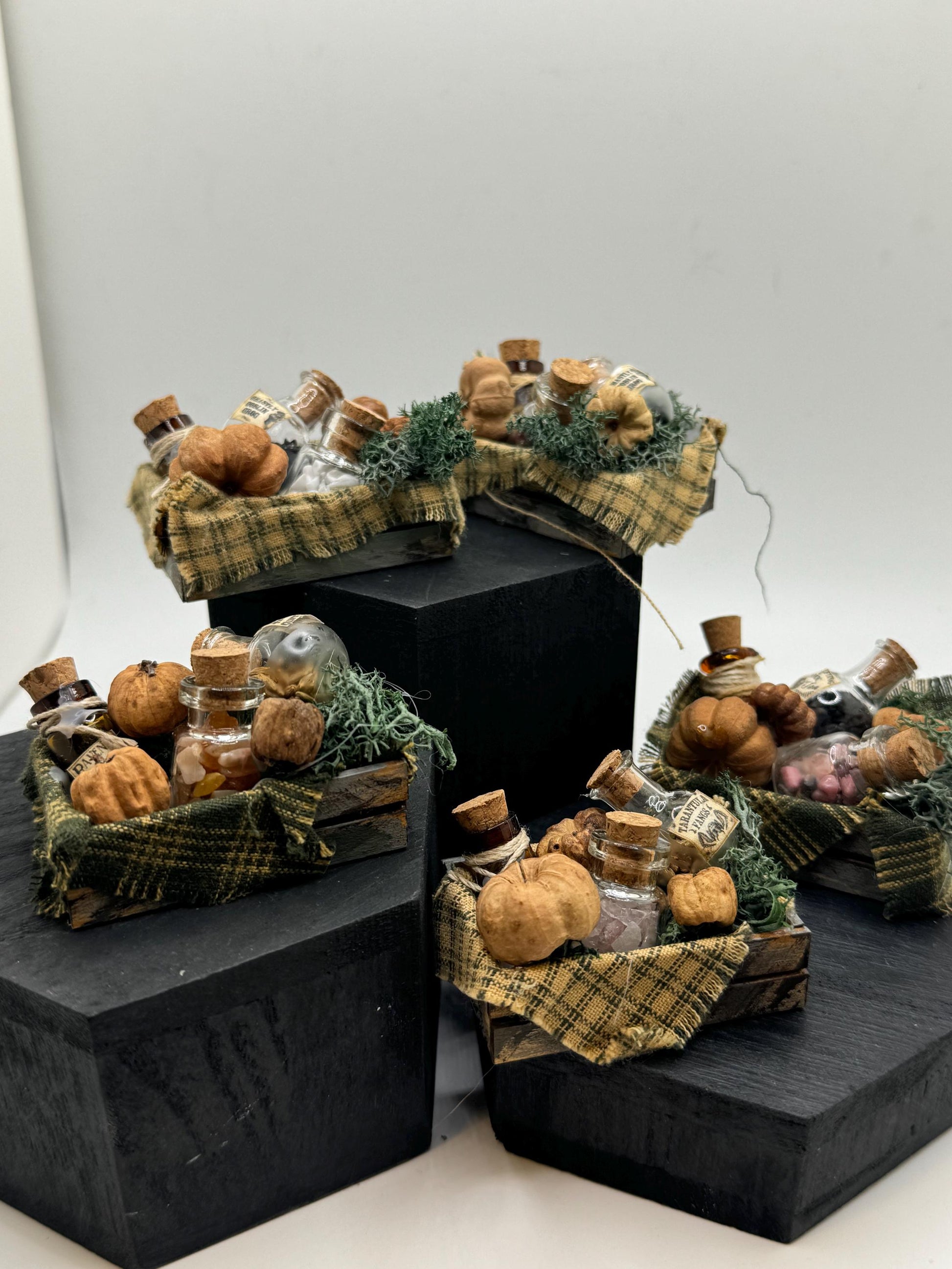 Dolls House Miniatures spell jar box x 1