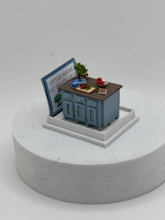 Dolls House 1/48th / 1:48 /Quarter Scale - kitchen island unit