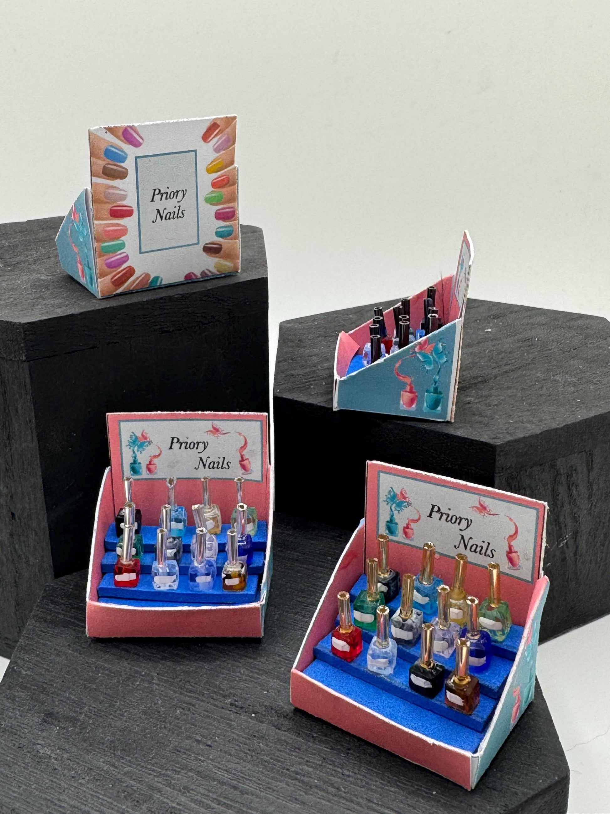 Dolls House Miniatures -  Nail Varnish Counter