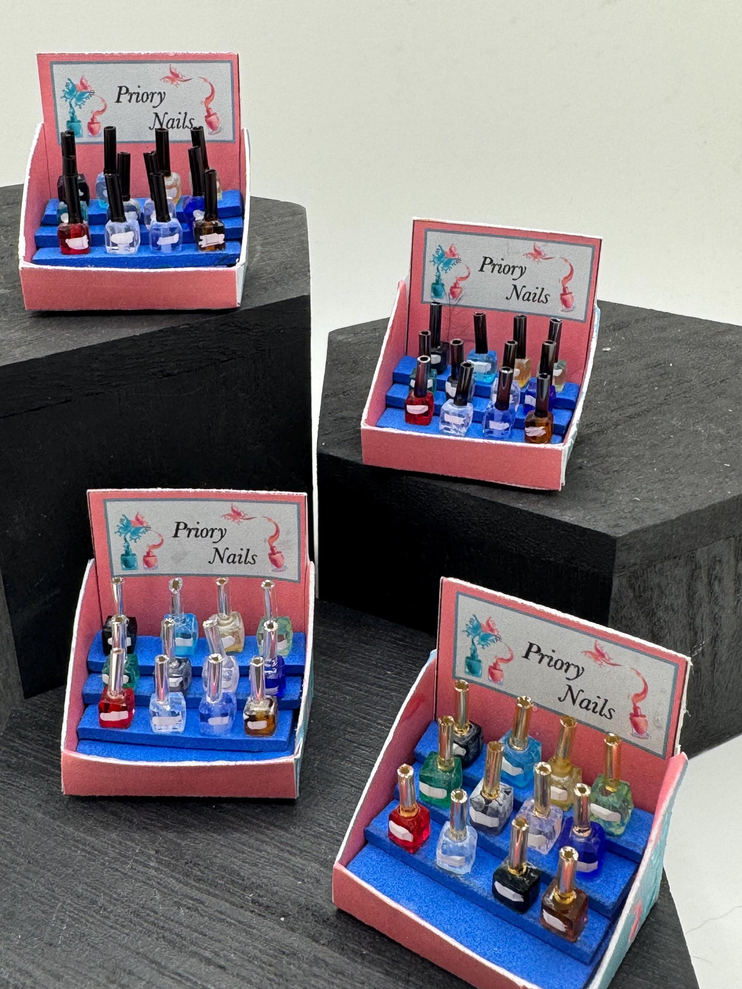 Dolls House Miniatures -  Nail Varnish Counter