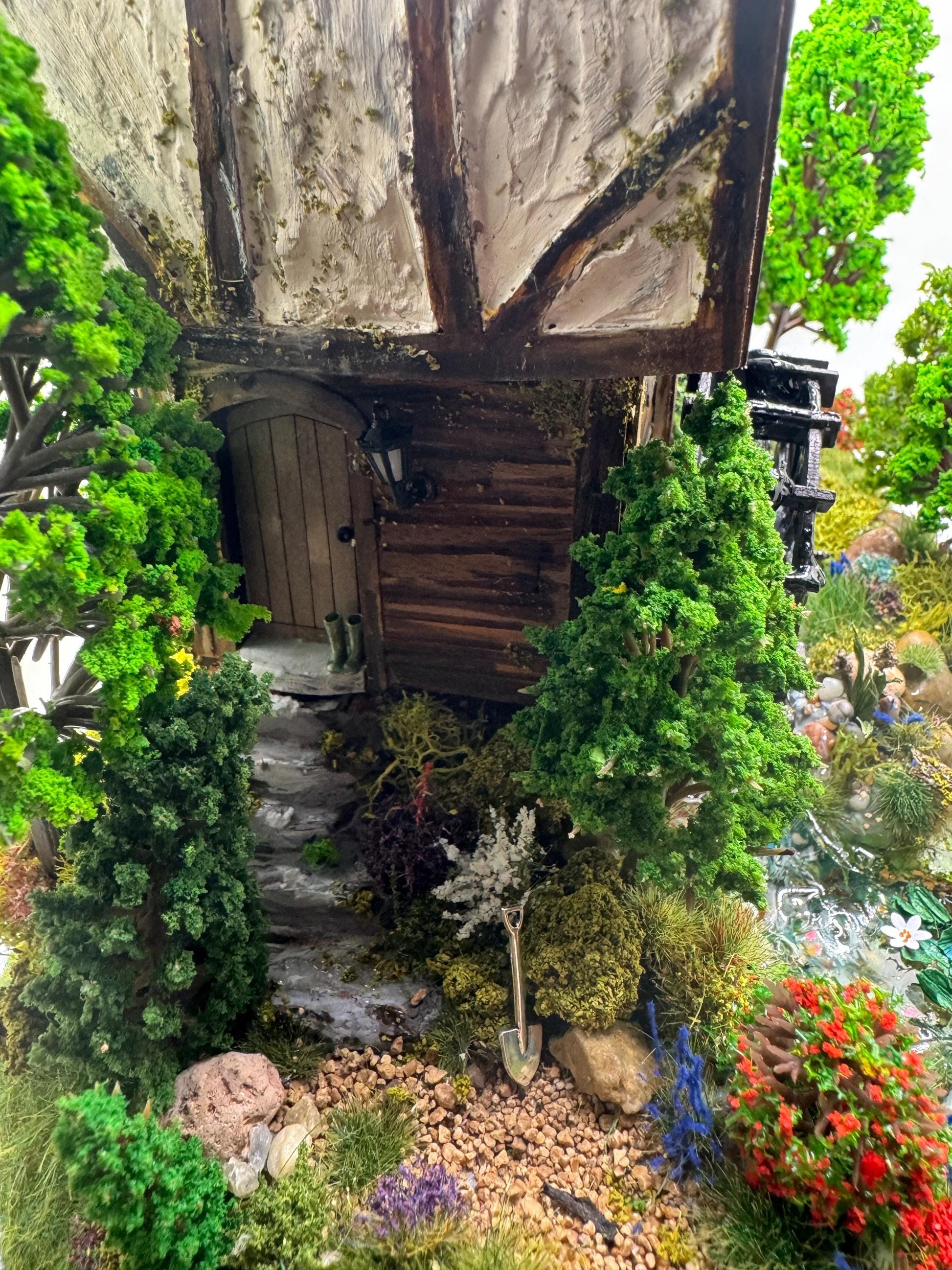 Dolls House Miniatures ( 1/48th - 1:48th - 1/4" - Quarter Inch Scale ) The Old Mill - OOAK