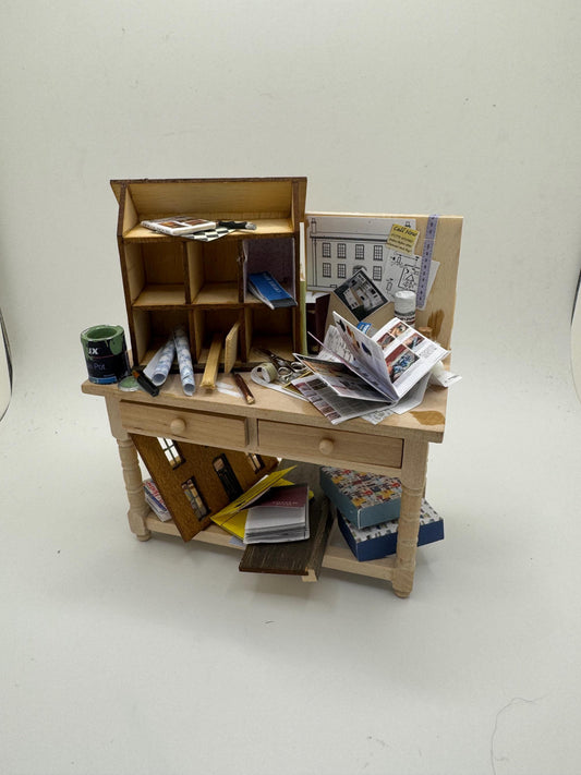 Dolls House Miniatures - 1/12th  - Dollshouse Making Table