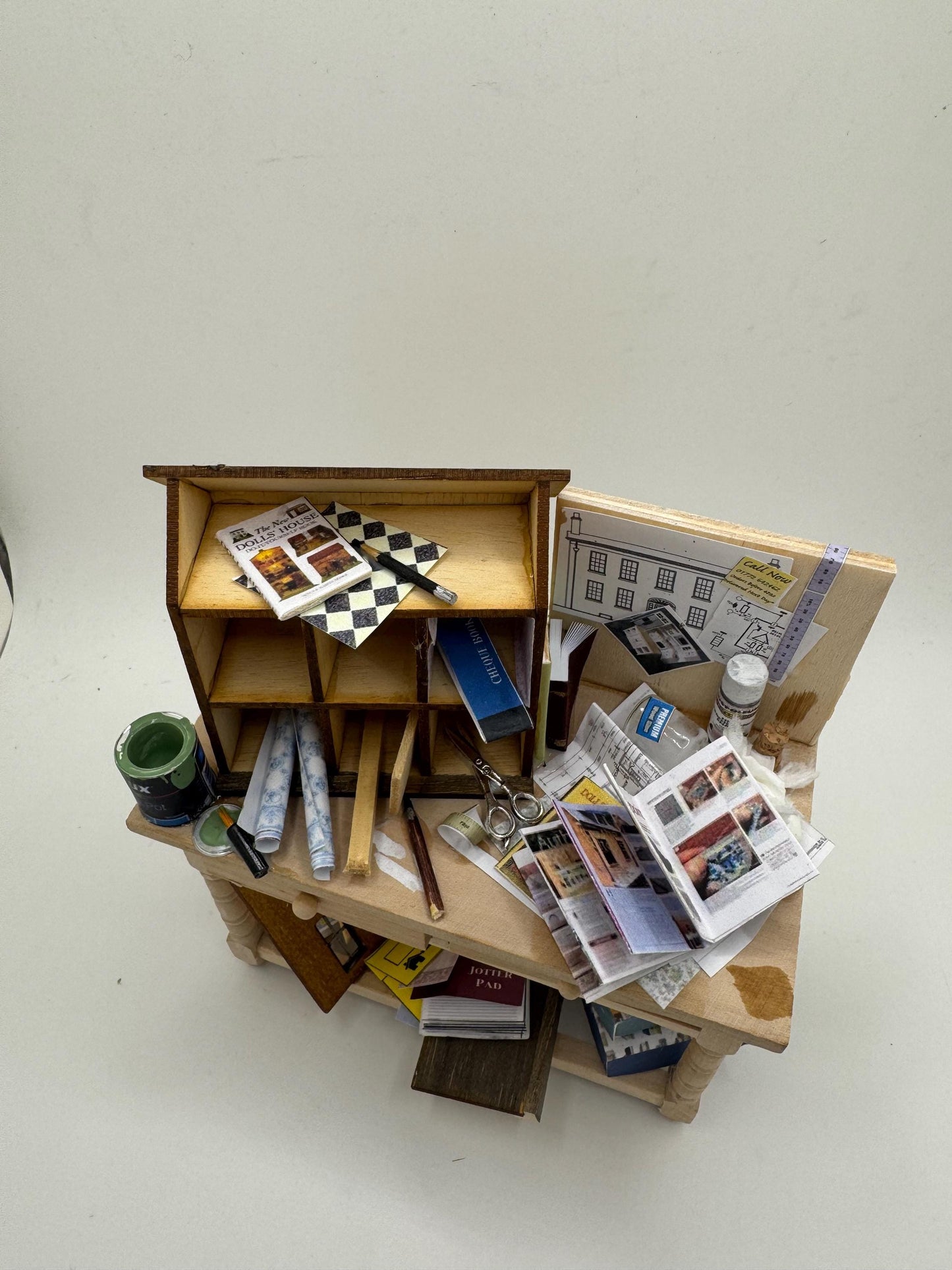 Dolls House Miniatures - 1/12th  - Dollshouse Making Table